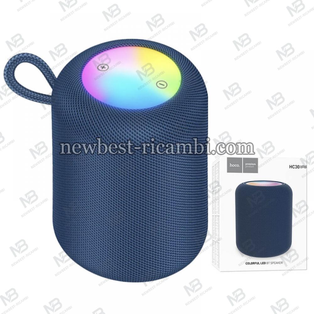 Bluetooth Speaker Hoco HC30 5W TWS RGB Blue in Blister