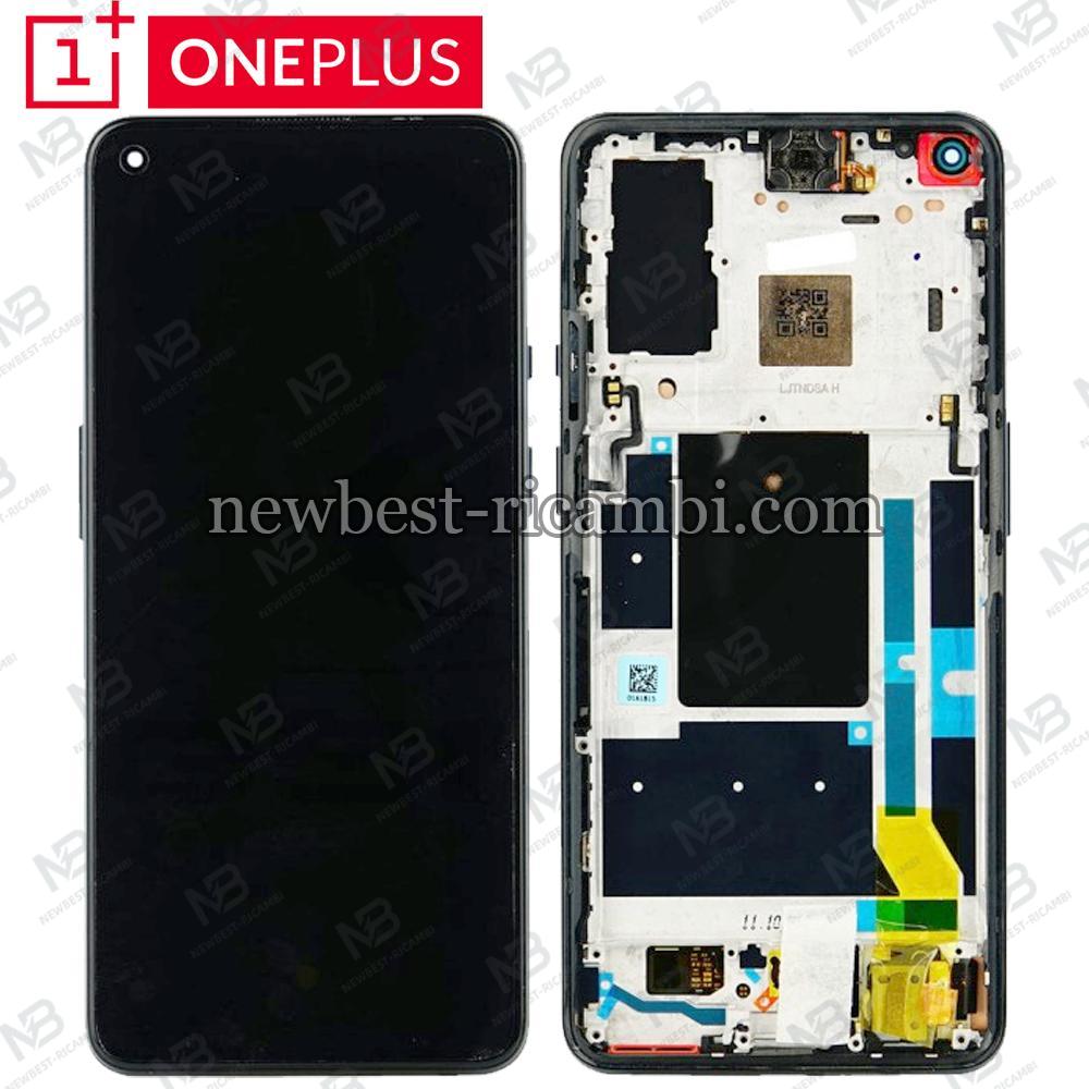 OnePlus 1+ 9 Touch + Lcd + Frame Astral Black Service Pack