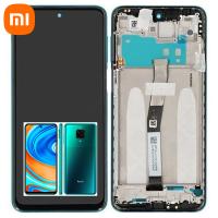 Xiaomi Redmi Note 9s / 9 pro Touch + Lcd + Frame Green Service Pack
