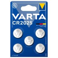 Lithium Button Cell Varta CR2025 5-Pack In Blister
