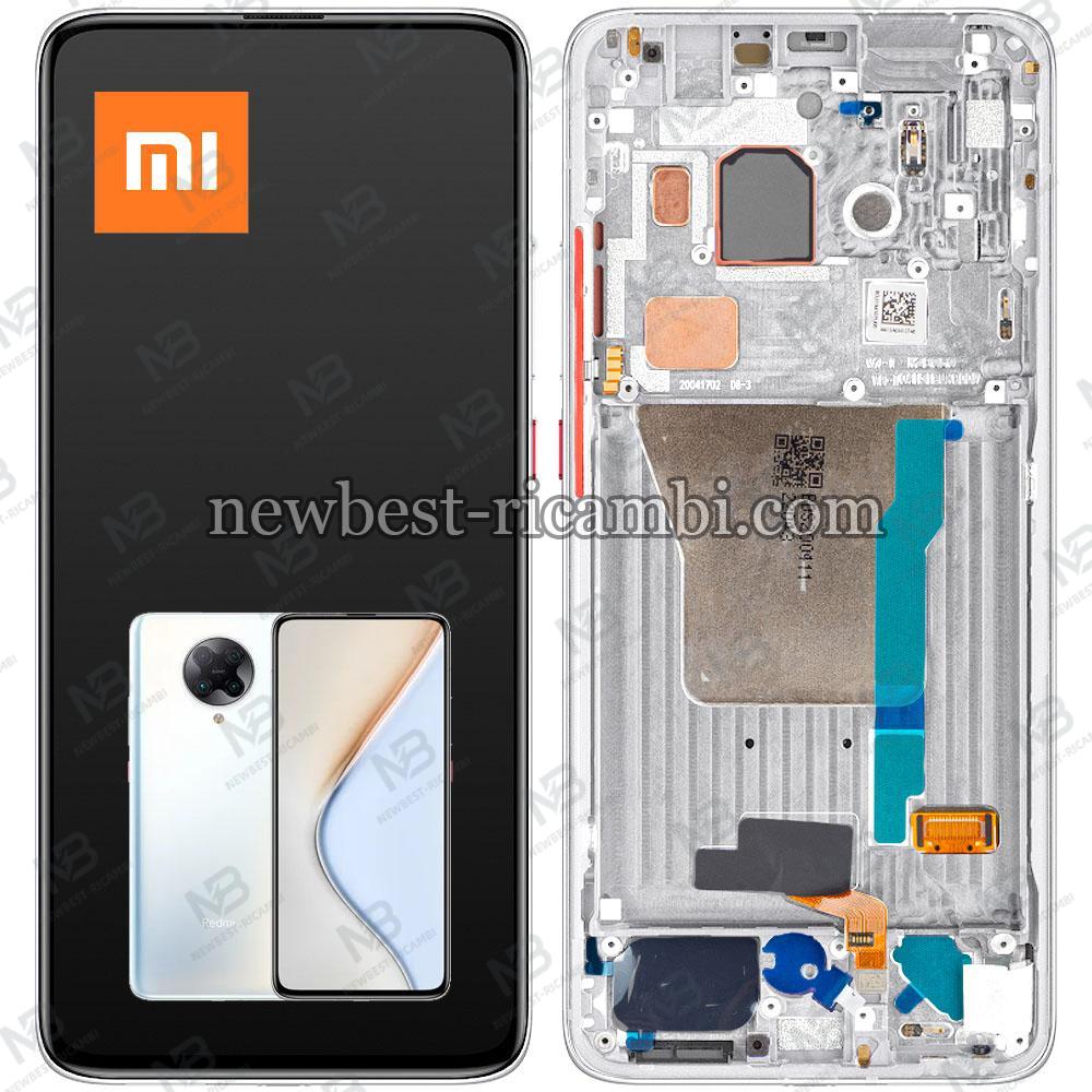 Xiaomi Poco F2 Pro / Redmi K30 Pro (M2004J11G) Touch + Lcd + Frame White Service Pack