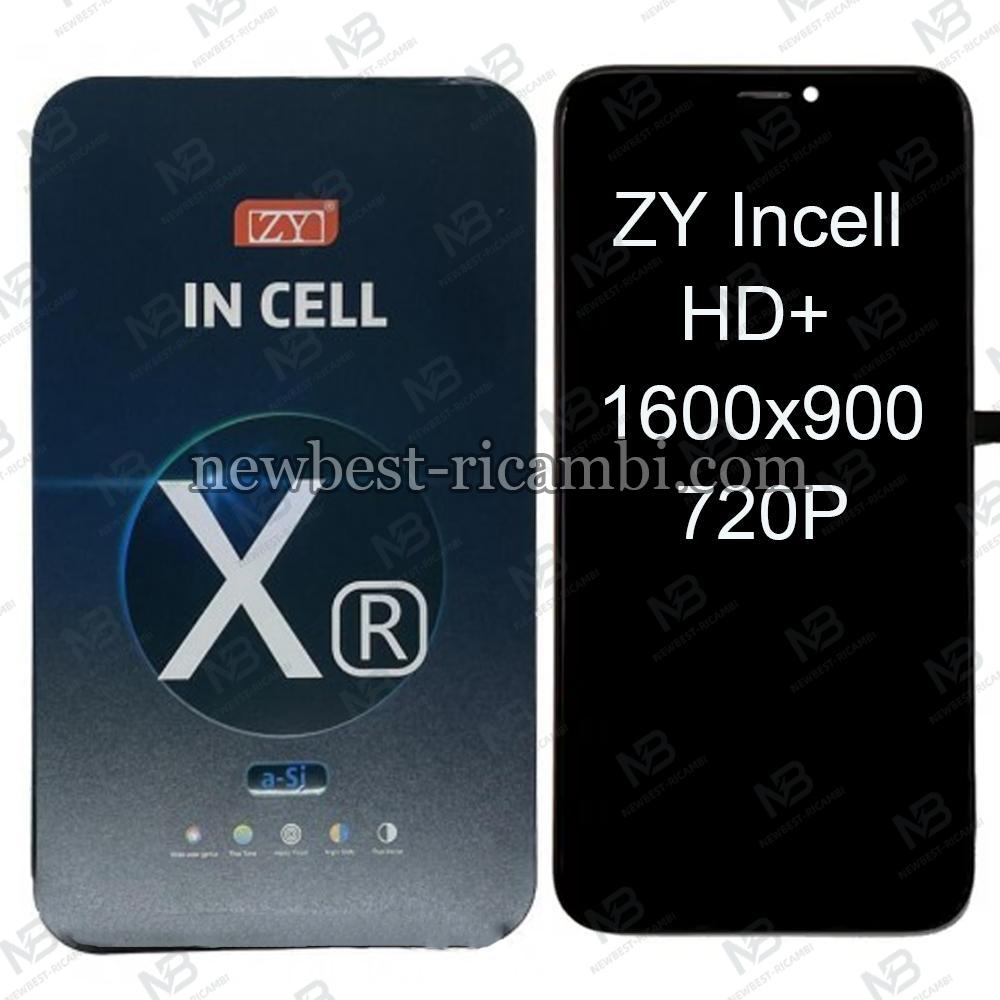 iPhone XR Touch+Lcd+Frame Black ZY Incell HD+ 1600x900 720P