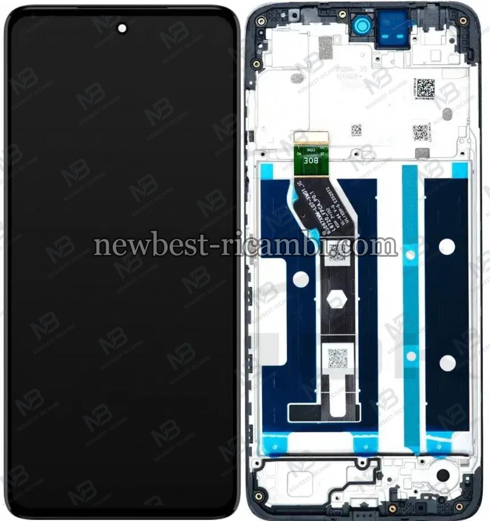 Motorola G15 / G15 Power (XT-2521-2) Touch + Lcd + Frame Black Original