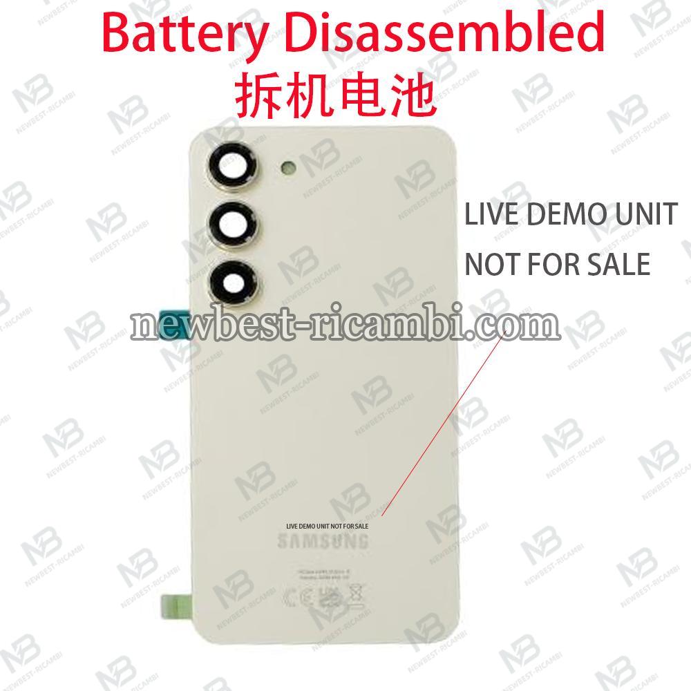 Samsung Galaxy S23 S911 Back Cover (Demo) Cream Disassembled Grade A