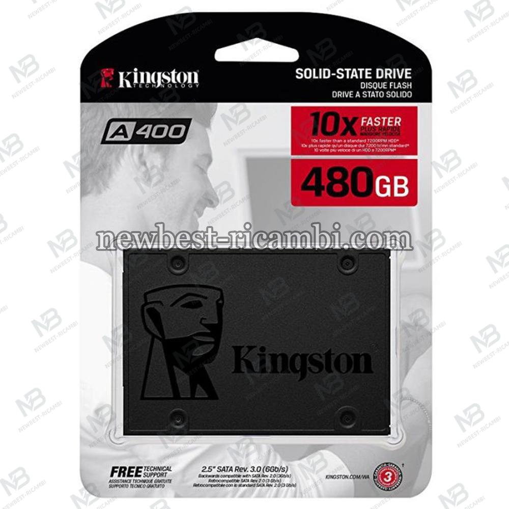 KINGSTON A400 480 GB 2,5" SATA3 (SA400S37/480G) SSD Disk In Blister