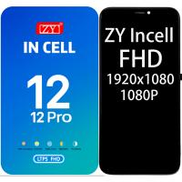 iPhone 12 / iPhone 12 Pro Touch+Lcd+Frame Black ZY INCELL FHD 1920x1080 1080P