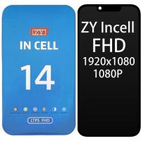 iPhone 14 Touch+Lcd+Frame Black ZY Incell FHD 1920x1080 1080P