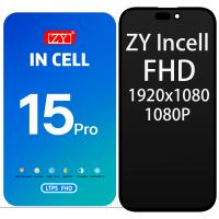 iPhone 15 Pro Touch+Lcd+Frame Black ZY Incell FHD 1920x1080 1080P