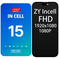 iPhone 15 Touch+Lcd+Frame Black ZY Incell FHD 1920x1080 1080P
