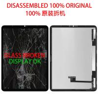 iPad Pro 11 2022 Touch + Lcd Black Dissembled Glass Broken
