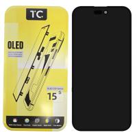 iPhone 15 Touch+Lcd+Frame Black TC Oled Hard