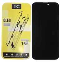 iPhone 15 Pro Max Touch+Lcd+Frame Black TC Oled Hard