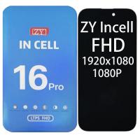 iPhone 16 Pro Touch+Lcd+Frame Black ZY Incell FHD 1920x1080 1080P