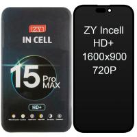 iPhone 15 Pro Max Touch+Lcd+Frame Black ZY Incell HD+ 1600x900 720P