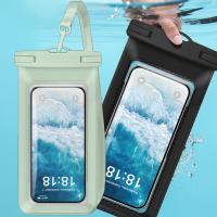 Waterproof Bag Eco-Leather For Smartphone 7.2" Green