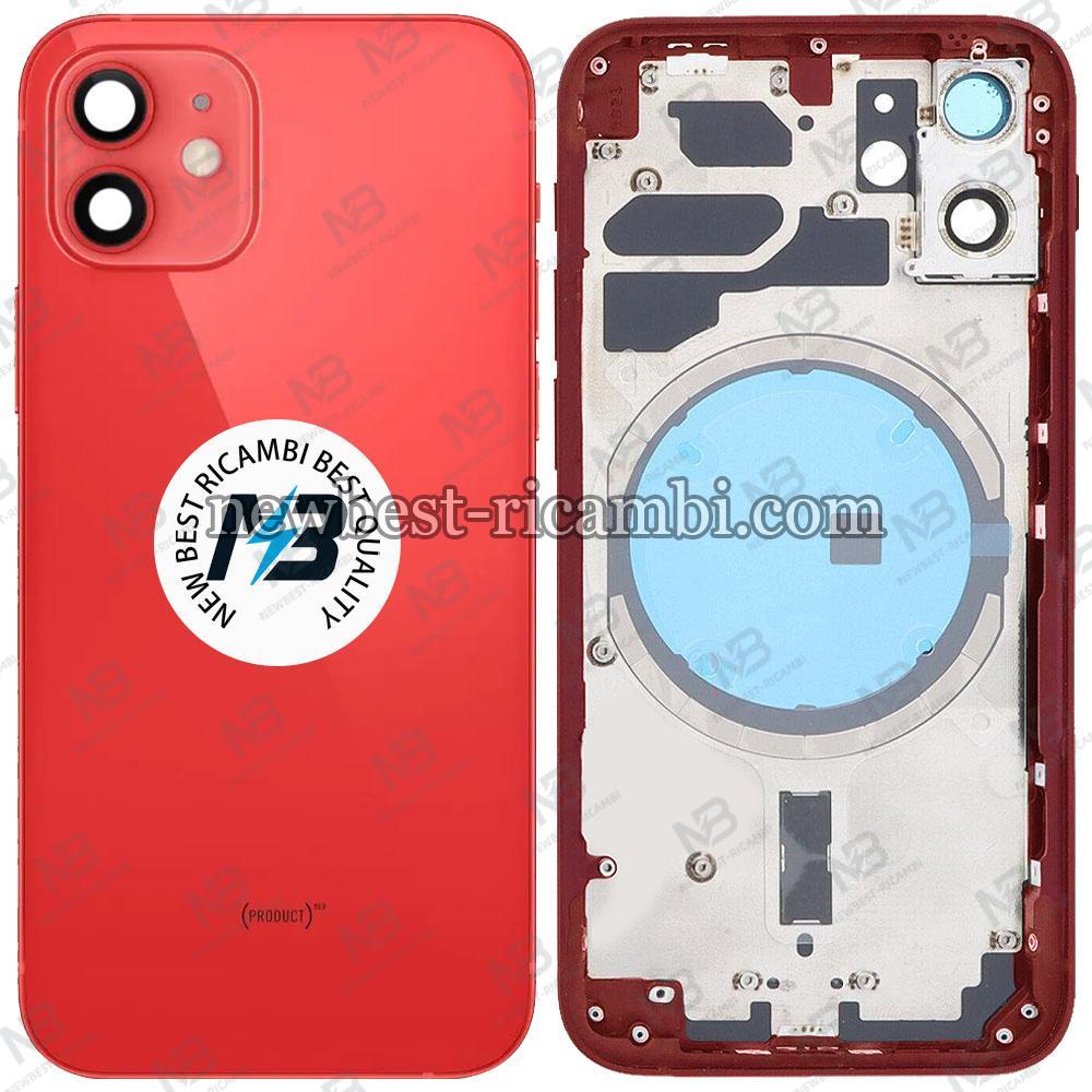 iPhone 12 Mini back cover with frame red OEM