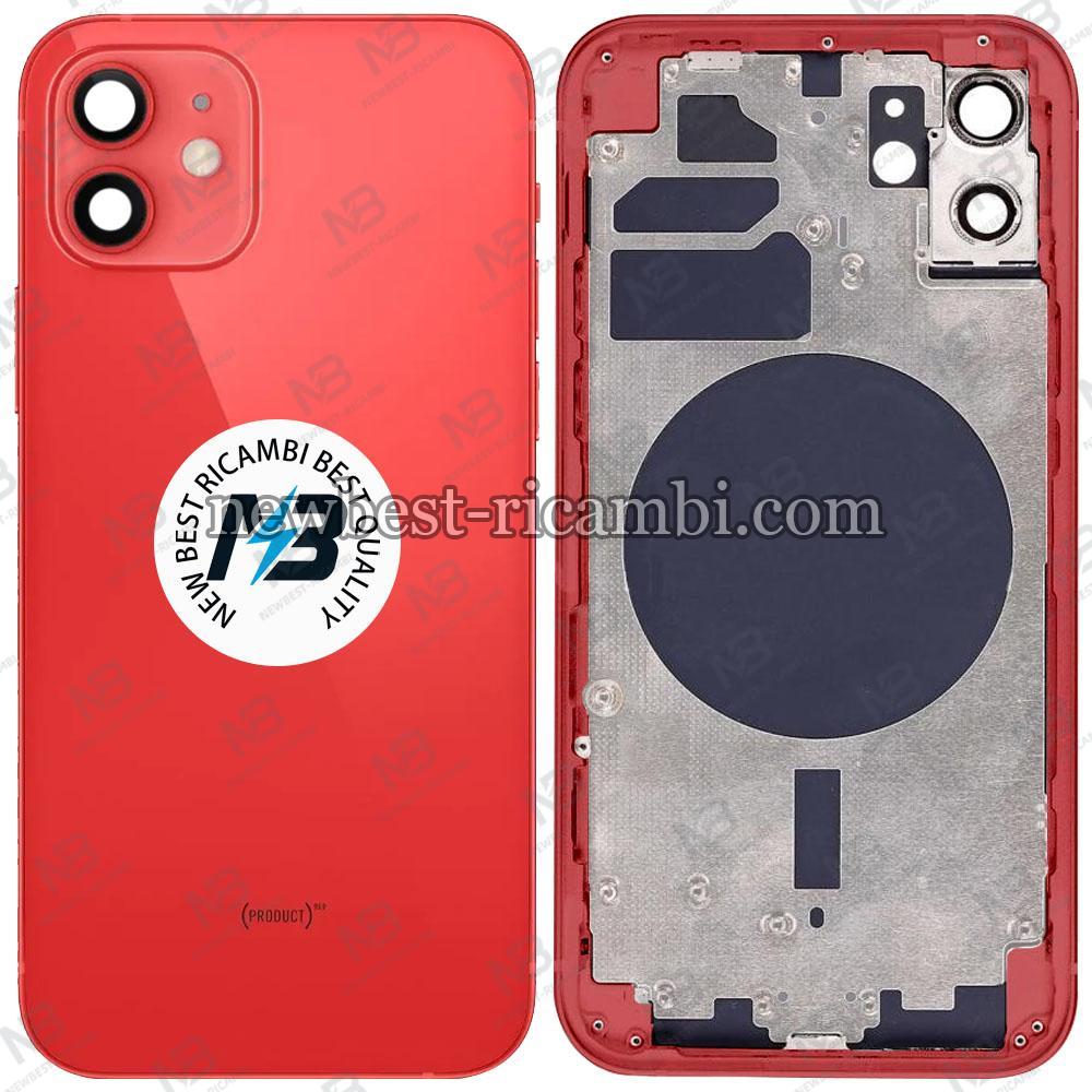 iPhone 12 back cover with frame red OEM