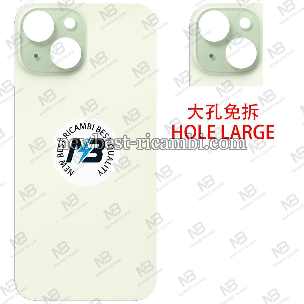 iPhone 15 Plus Back Cover Glass Hole Large Green