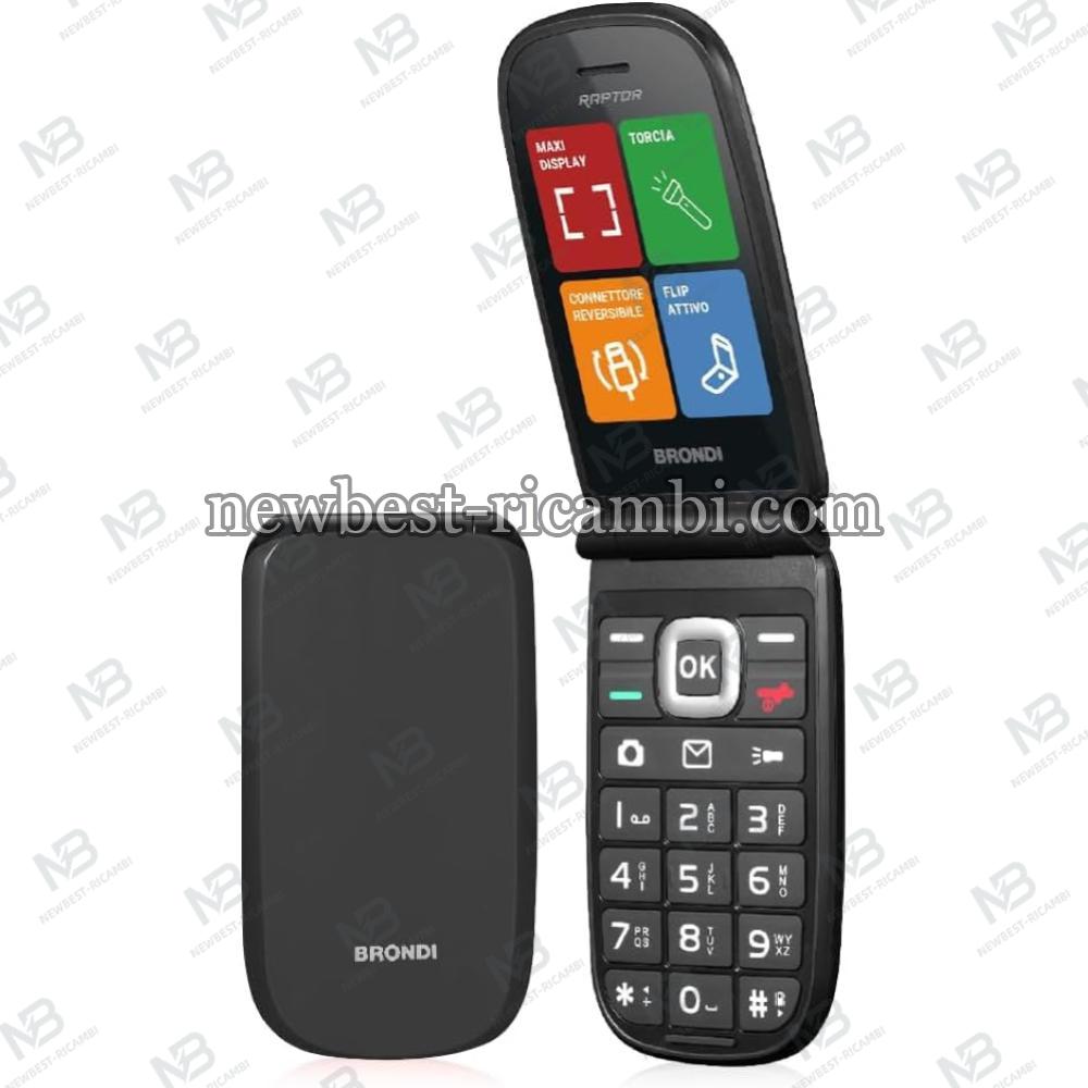 BRONDI CELLULARE RAPTOR DUAL SIM BLACK METAL