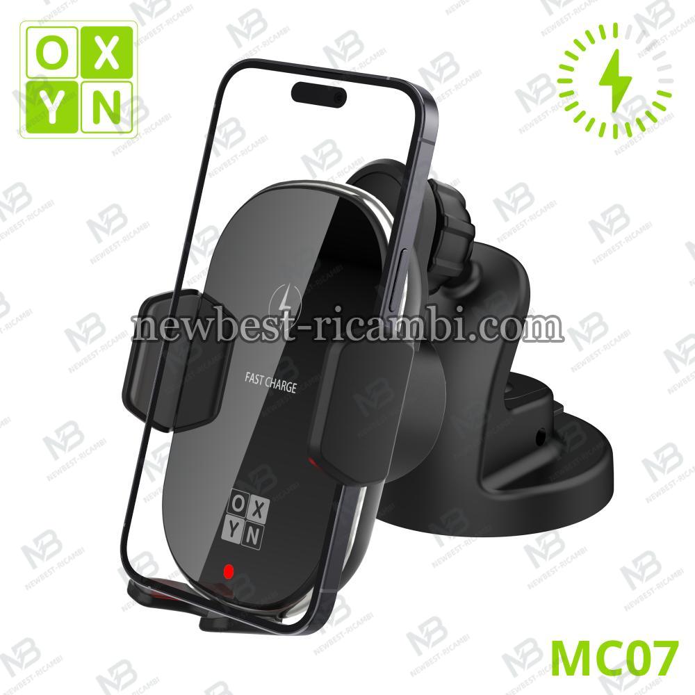 OXYN SUPPORTO MC07 SMARTPHONE CON RICARICA WIRELESS CON VENTOSA CORTA