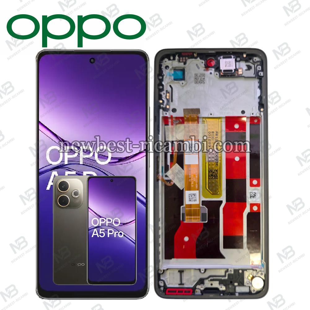Oppo A5 Pro 4G (CPH2711) Touch + Lcd + Frame Brown Service Pack
