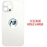 iPhone 12 Pro Back Cover Glass Camera Hole Large White