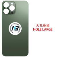 iPhone 13 Pro Max Back Cover Glass Hole Large Green