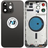 iPhone 14 Pro Max Back Cover+Frame Black
