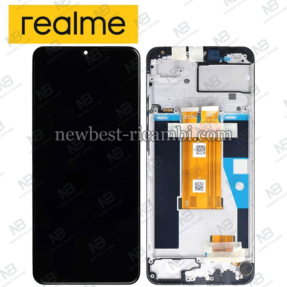 Realme C61 / C63 Touch + Lcd + Frame Black Service Pack