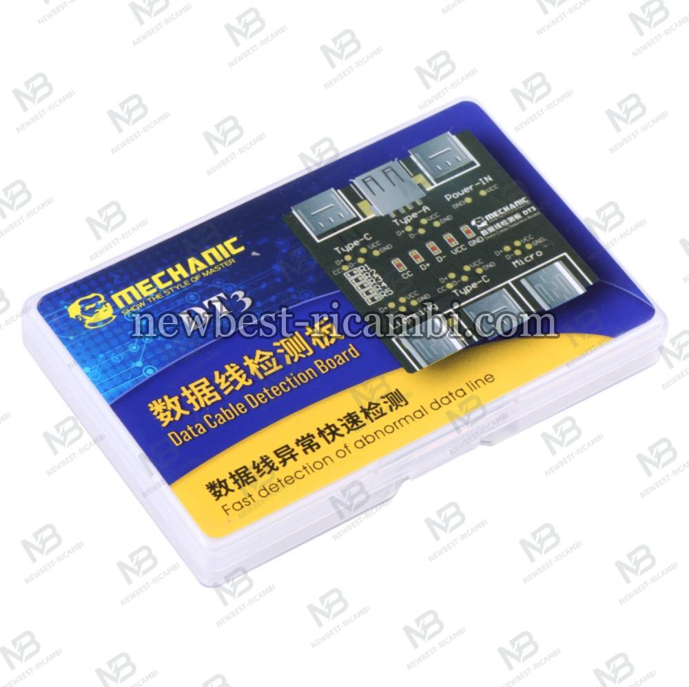 Cable Checker Test Mechanic DT3 for Lightning / USB-C / microUSB Cables
