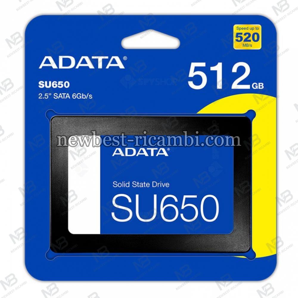 Solid State Drive (SSD) Adata SU650 512GB 2.5inch SATA III ASU650SS-512GT-R