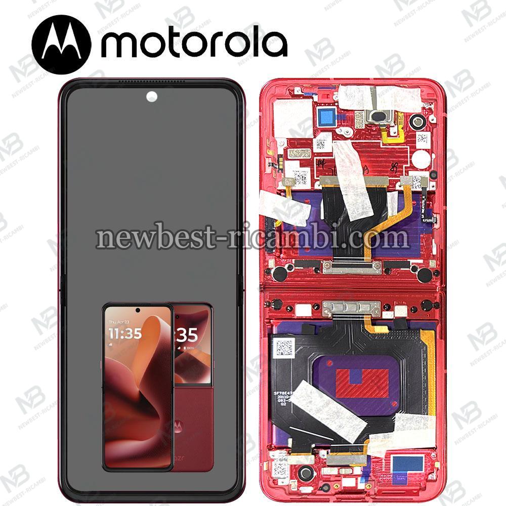 Motorola Moto Razr 60 Ultra (XT2551) Touch + Lcd + Frame Rio Red Service Pack