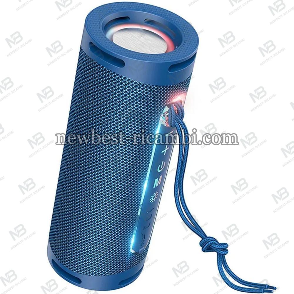 Bluetooth Speaker Hoco HC9 Dazzling Pulse Sports 10W TWS RGB Blue In Blister