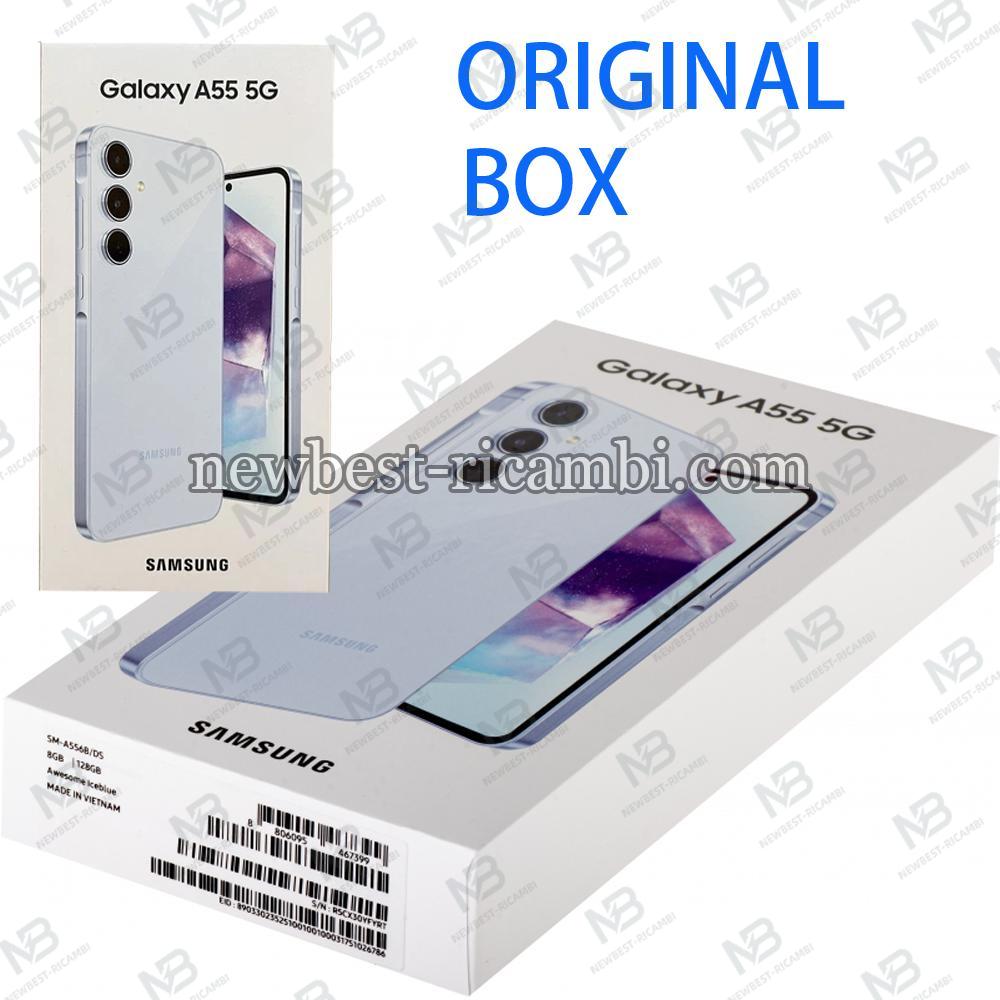 Samsung Galaxy A55 5G A556 Blue Original Box Used