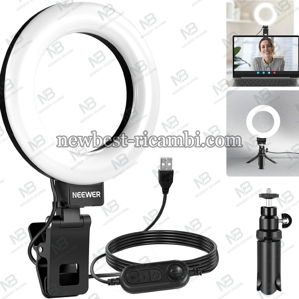 NEEWER BASICS 5" Ring Light with Clip and Tripod