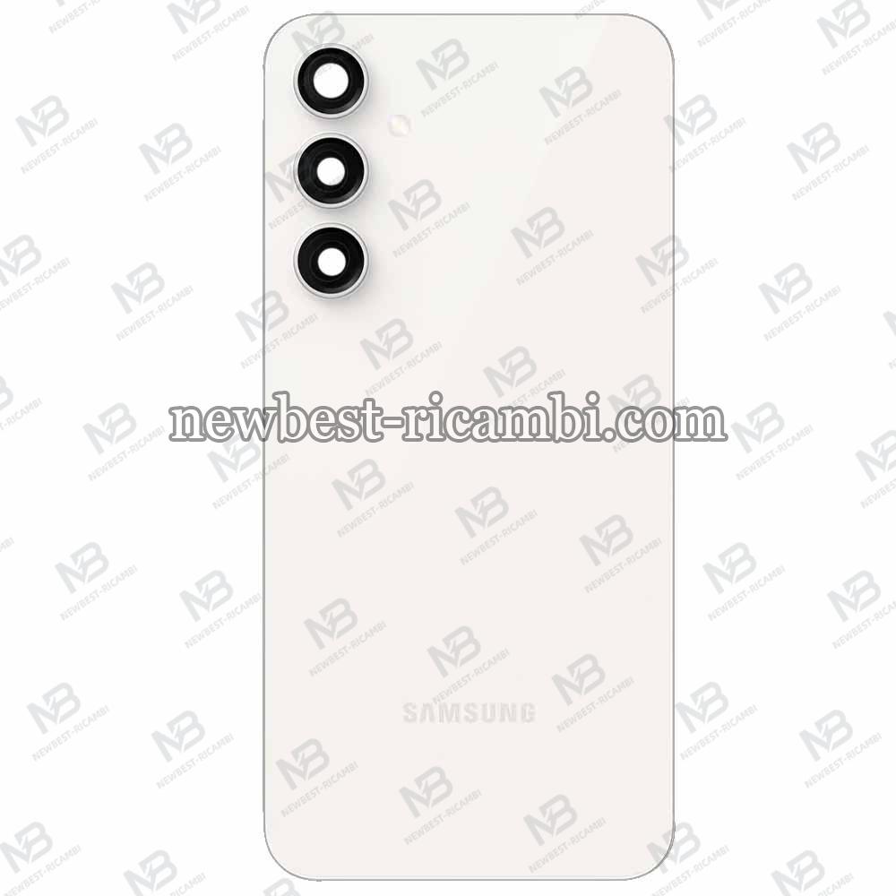 Samsung Galaxy S23 FE S711 Back Cover + Camera Glass White AAA