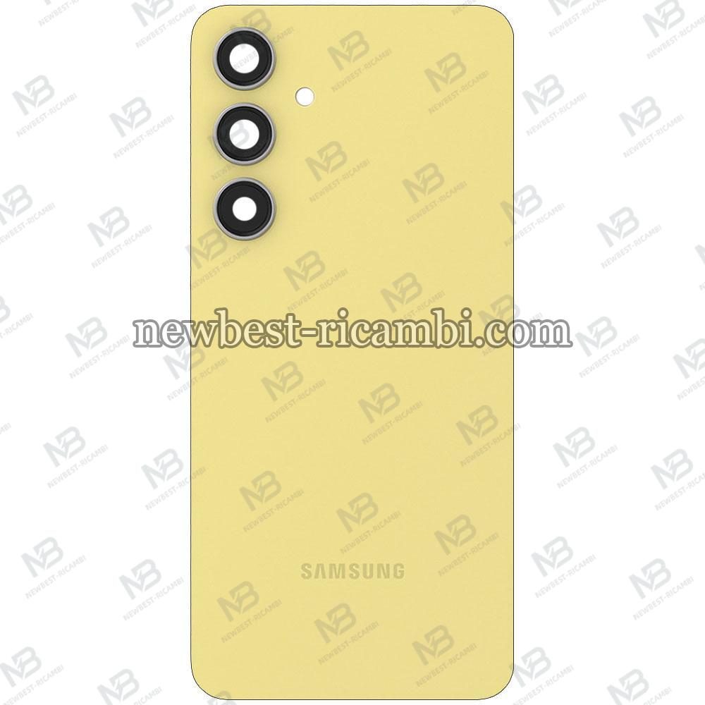 Samsung Galaxy S24 FE S721 Back Cover + Camera Glass Yellow AAA