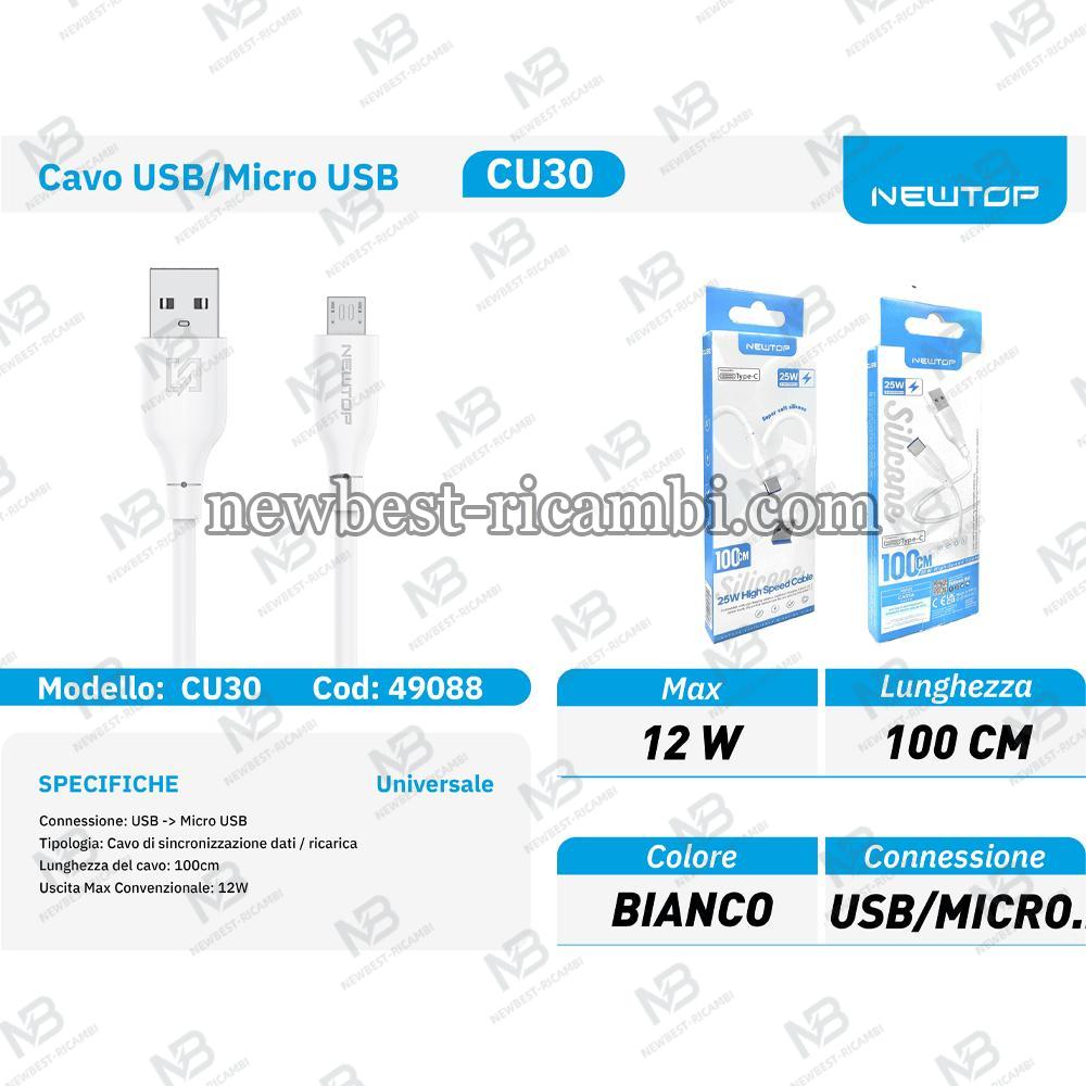 NEWTOP CU30 CAVO 100CM USB/MICRO USB