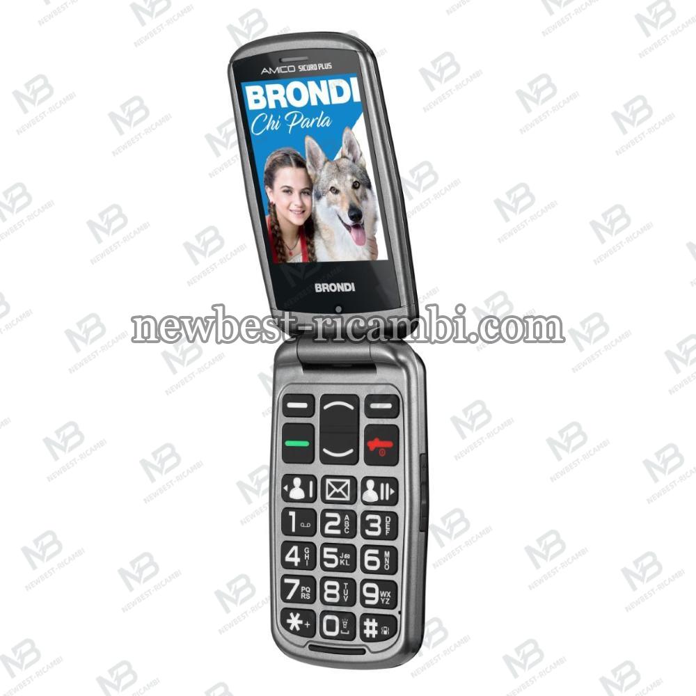 BRONDI CELLULARE AMICO SICURO PLUS BLACK METAL