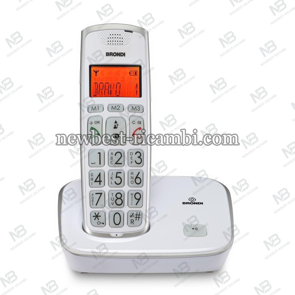 BRONDI CORDLESS BRAVO GOLD 2 VIVAVOCE BIANCO