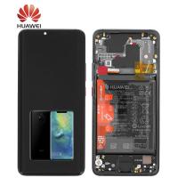Huawei Mate 20 Pro Touch + Lcd + Frame + Battery Black Service Pack