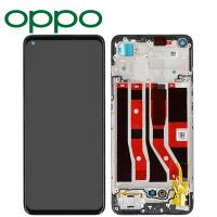 Oppo A74 4G (CPH2219) / F19 (CPH2219) Touch + Lcd + Frame Black Service Pack