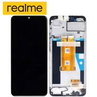 Realme C61 / C63 Touch + Lcd + Frame Black Service Pack