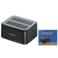HDD / SSD Docking Station Orico 6829C3 2-Drive for SATA 2.5inch / 3.5inch Black in Blister