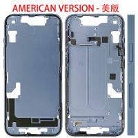iPhone 14 Middle Frame + Side Key Blue Dissembled Grade A Original - US Version