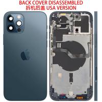 iPhone 12 Pro Max Back Cover + Frame Blue Dissembled Grade B Original - US Version