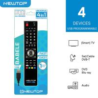 NEWTOP TELECOMANDO UNIVERSALE BABELE 4 IN 1 NERO