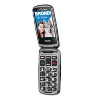 BRONDI CELLULARE AMICO SICURO PLUS BLACK METAL