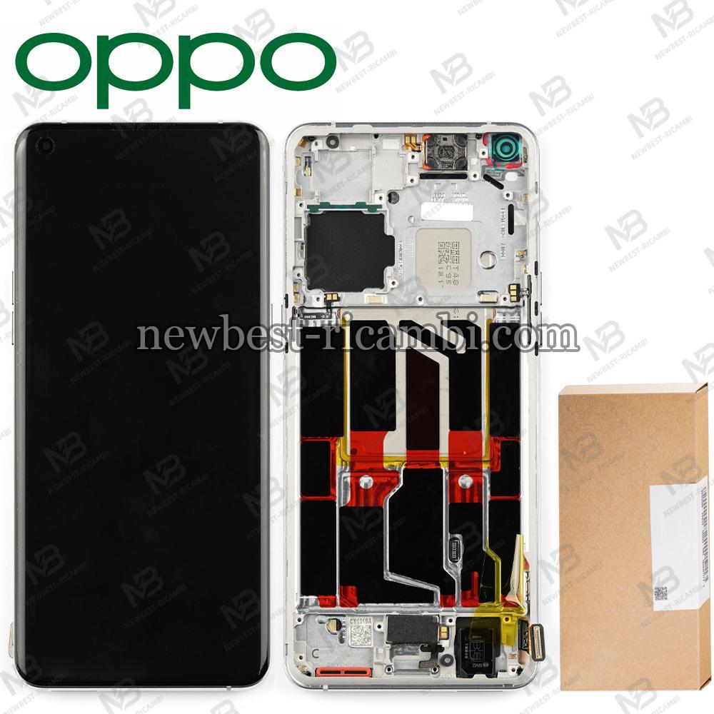 Oppo Find X5 Pro 5G (CPH2305) Touch + Lcd + Frame Silver Service Pack