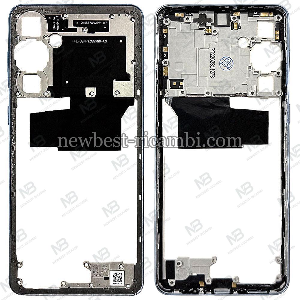 Samsung Galaxy M55 5G M556 Frame B + Side Key Green